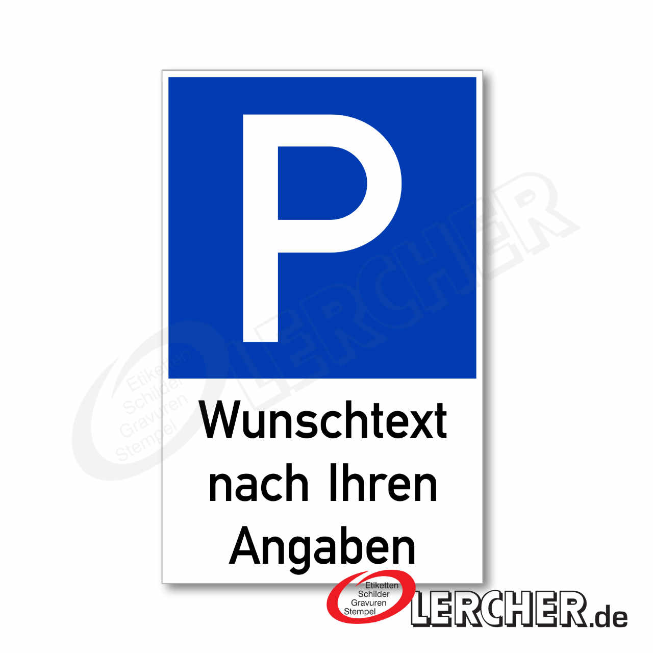 Parkplatzschild 25 x 40 cm online bestellen